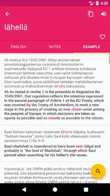 Finnish English Offline Dictionary & Translator android App screenshot 3