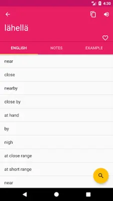 Finnish English Offline Dictionary & Translator android App screenshot 4